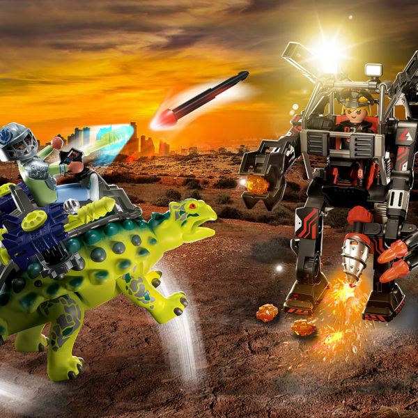 Playmobil saichania: defensa del luchador