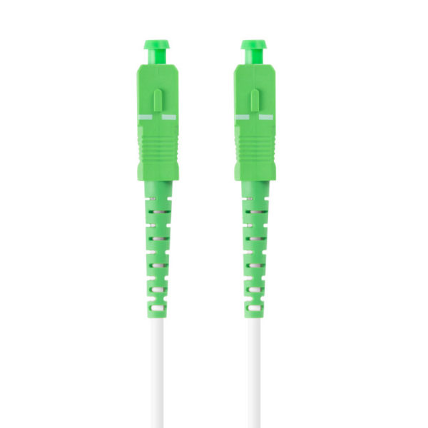 Latiguillo fibra optica sc - apc lanberg 30m mono simplex g657a2 lszh blanco
