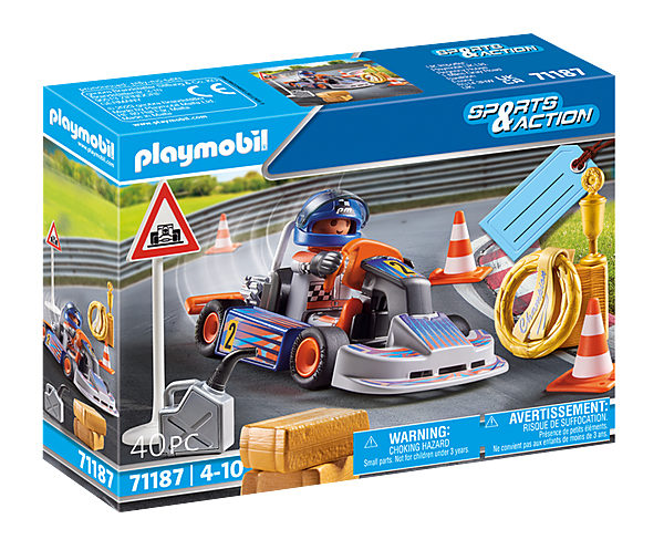 Playmobil sports & action kart de carreras