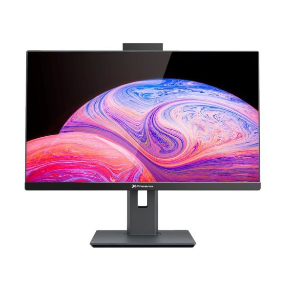 Ordenador pc all in one aio phoenix unity 23.8 pulgadas fhd ajustable altura y rotativo - web cam -  intel i5 12400 - 16 gb ddr4 - 500 gb nvme windows 11
