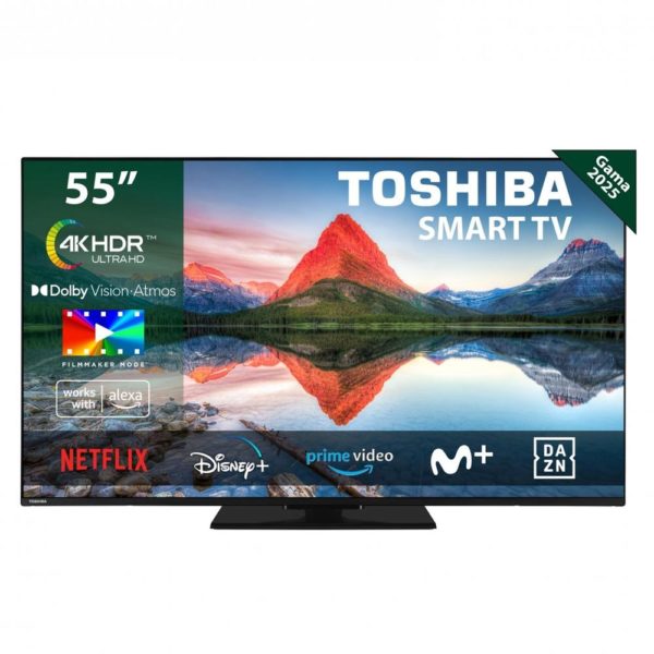 Tv toshiba 55 pulgadas led 4k uhd -  55uv3463dg smart tv